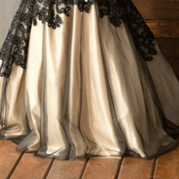 Mermaid strapless formal evening gown long - Picture 5 of 6